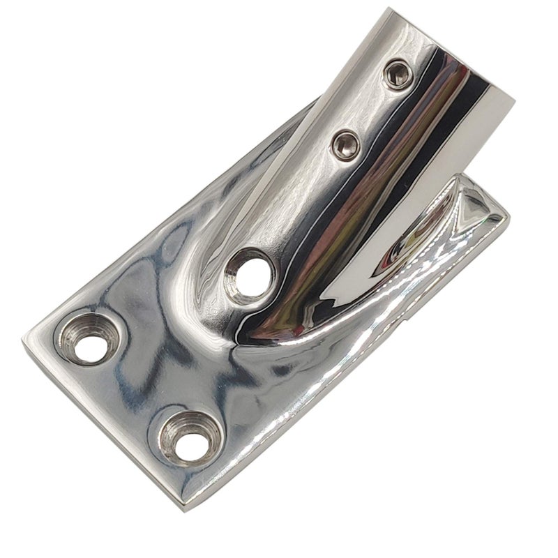 NRC&XRC Boat Hand Rail Fitting-30 Degree 7/8 inch Rectangular Base-Marine 316 Stainless Steel usd by Boats/Awning - Image 1